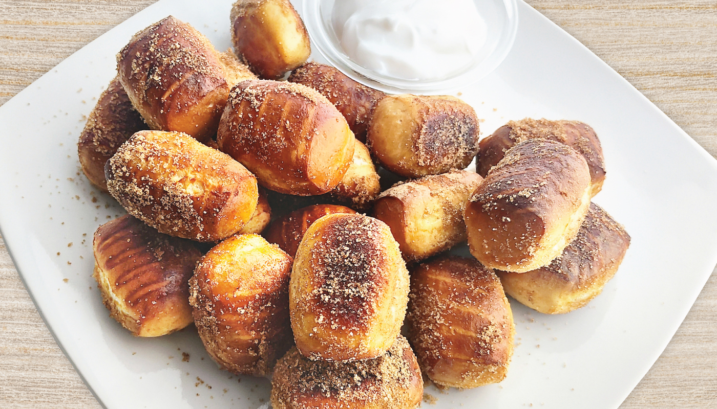 Cinnamon Sugar Pretzel Bites image